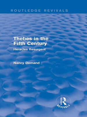 cover image of Thebes in the Fifth Century (Routledge Revivals)